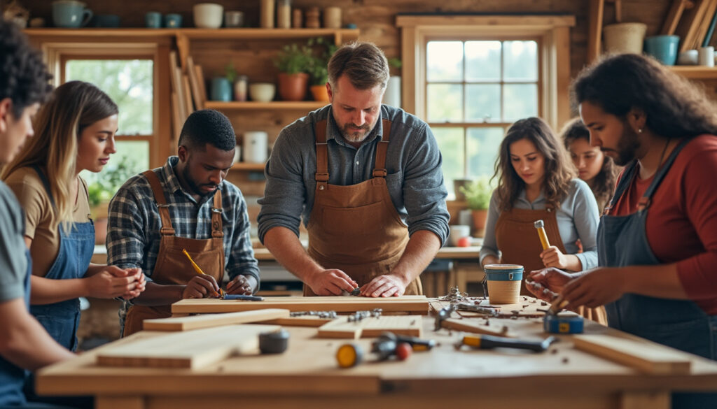 apprenez tous les gestes clés du bricolage à domicile grâce à nos cours pratiques et personnalisés, adaptés à tous les niveaux.