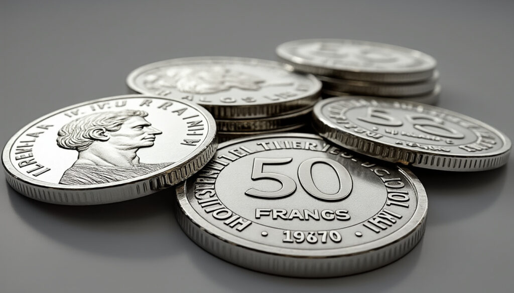 découvrez les cours et la valeur du 50 francs hercule en argent frappé entre 1974 et 1980, avec une analyse détaillée de sa rareté et son prix sur le marché numismatique.