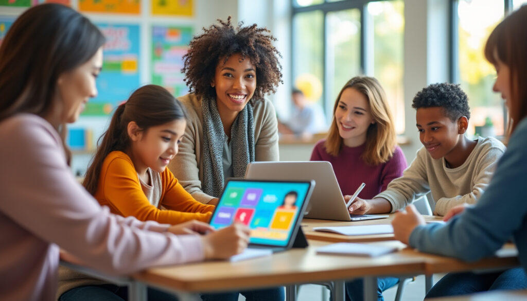 toutemonannée est une application gratuite dédiée aux enseignants et aux écoles, conçue pour faciliter la gestion scolaire tout au long de l'année.